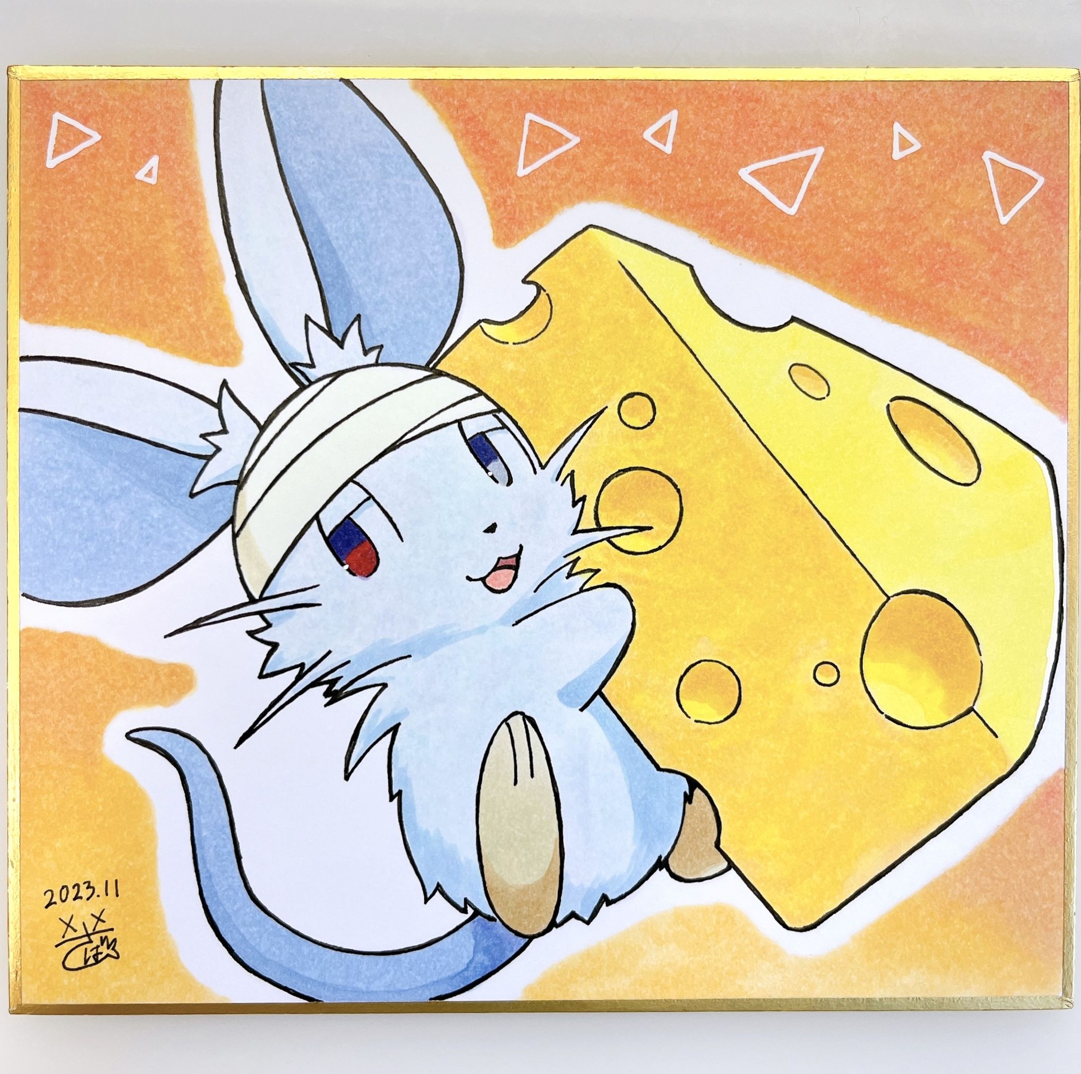 なたらっとwithチーズ 色紙-1