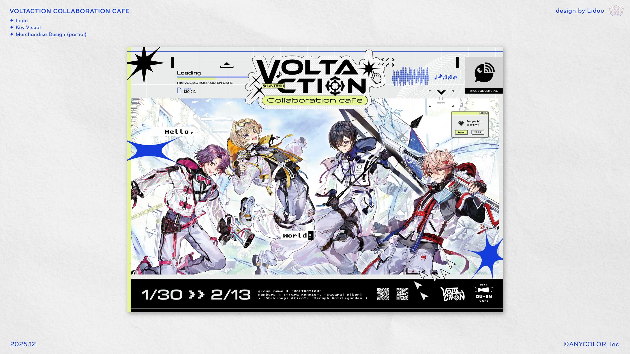 KV ✦ Voltaction collaboration cafe -1