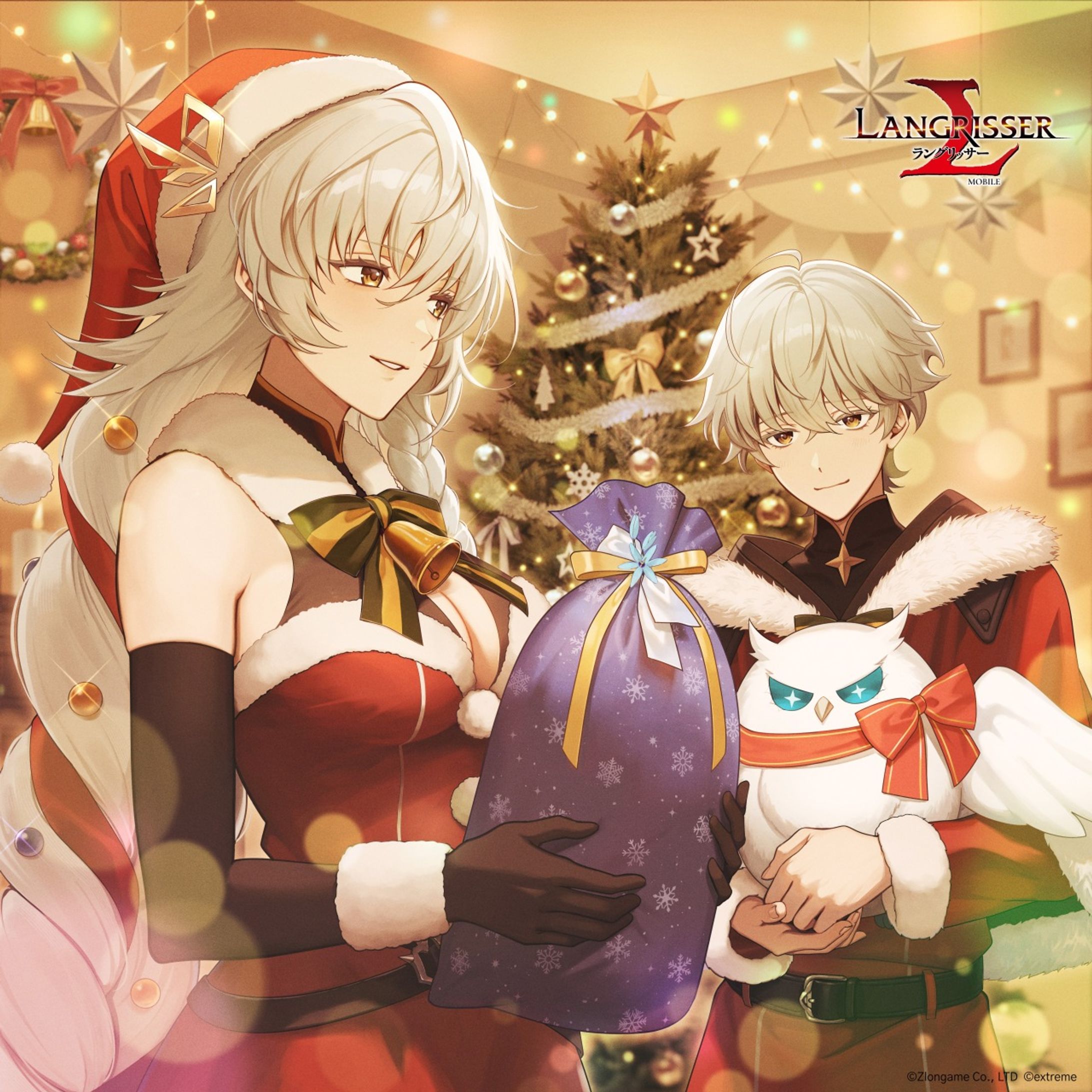 ラングリッサーモバイル クリスマスイラスト-1