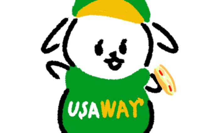 サンドイッチ屋で働くうさぎ（Rabbit working in a sandwich shop）