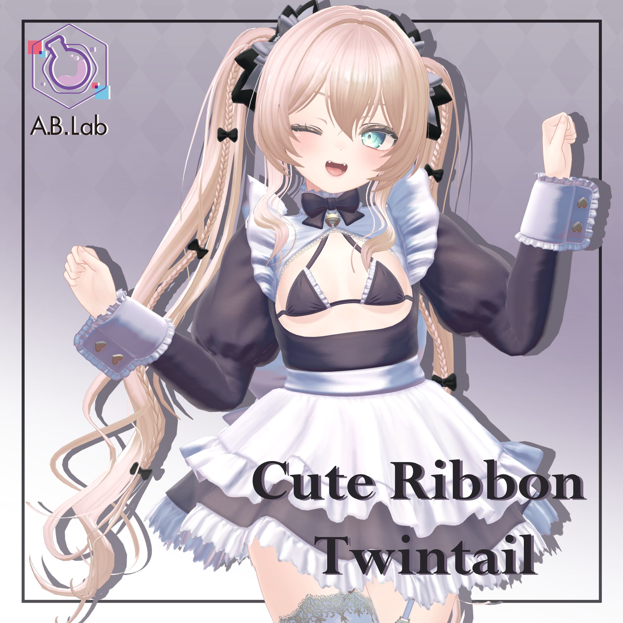 Cute Ribbon Twintail-1