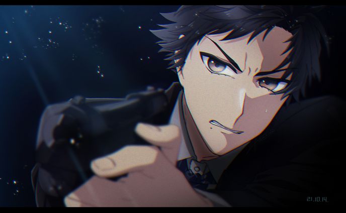 一枚絵、アニメ風編集