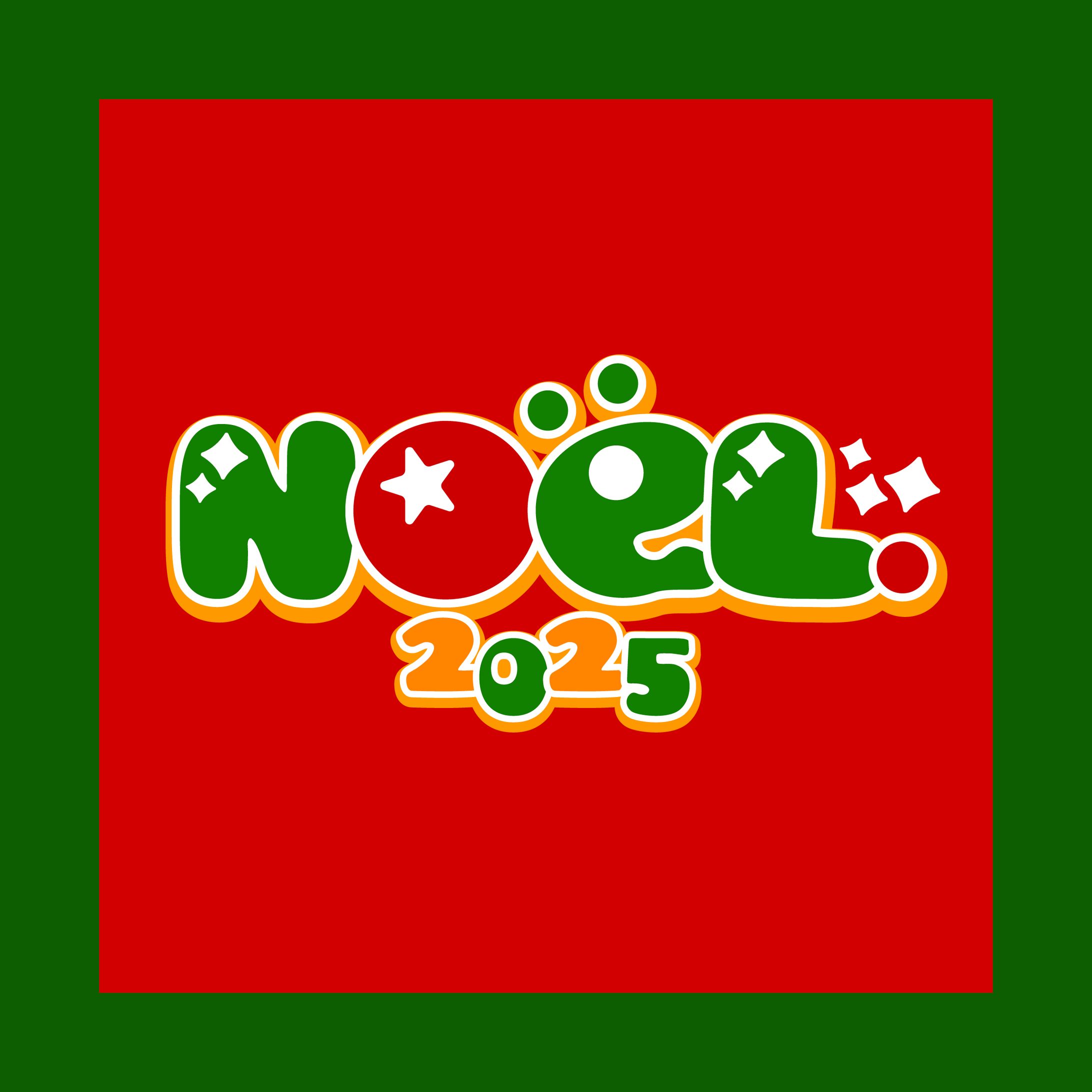 【作字/ ロゴ】文字デザイン NOËL 2025-1