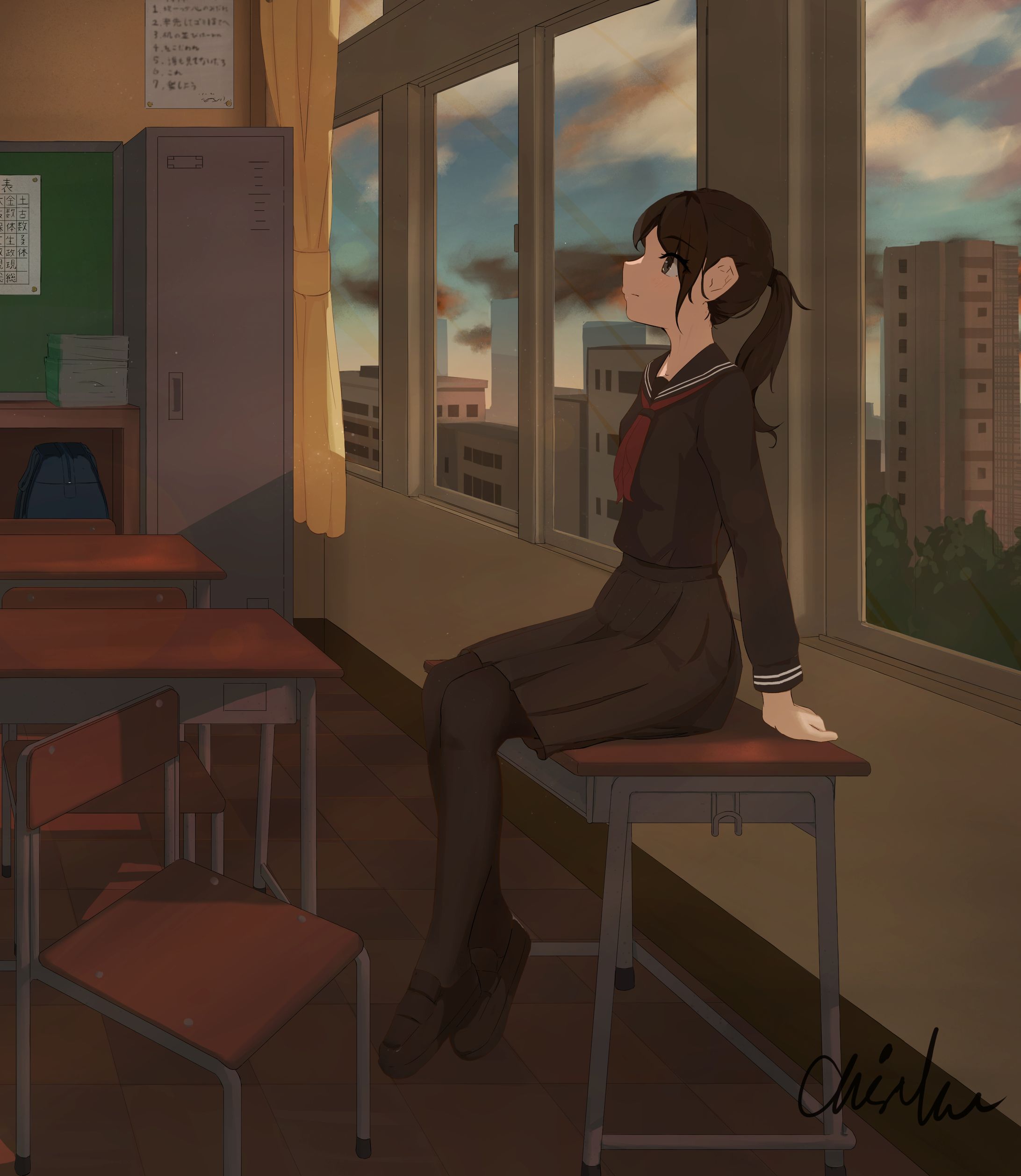 school in the afternoon-1