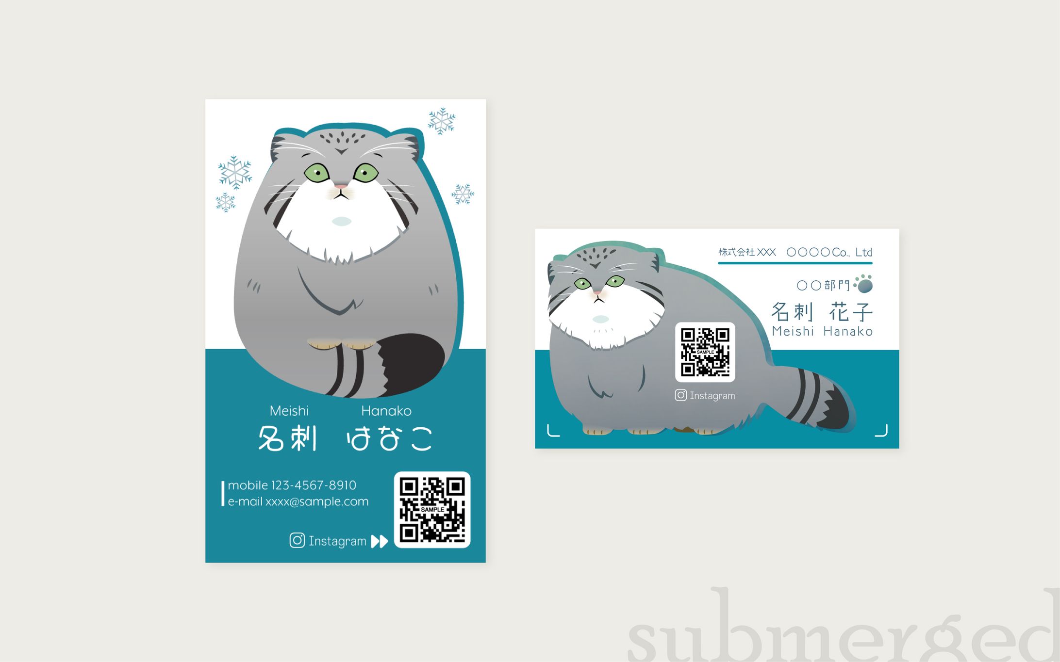 名刺(マヌルネコ)-1