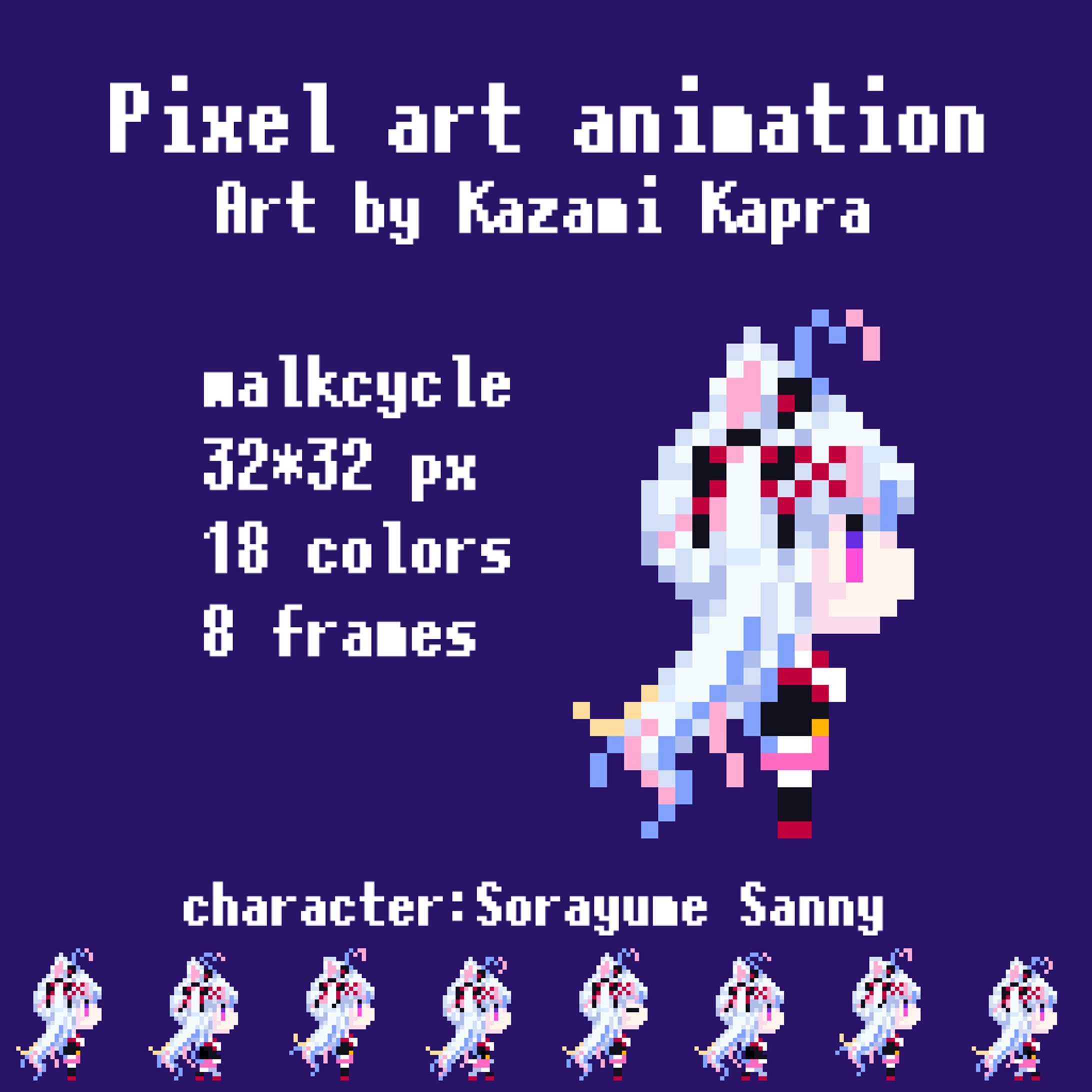 VTuber待機画面用ドット絵アニメーション-1