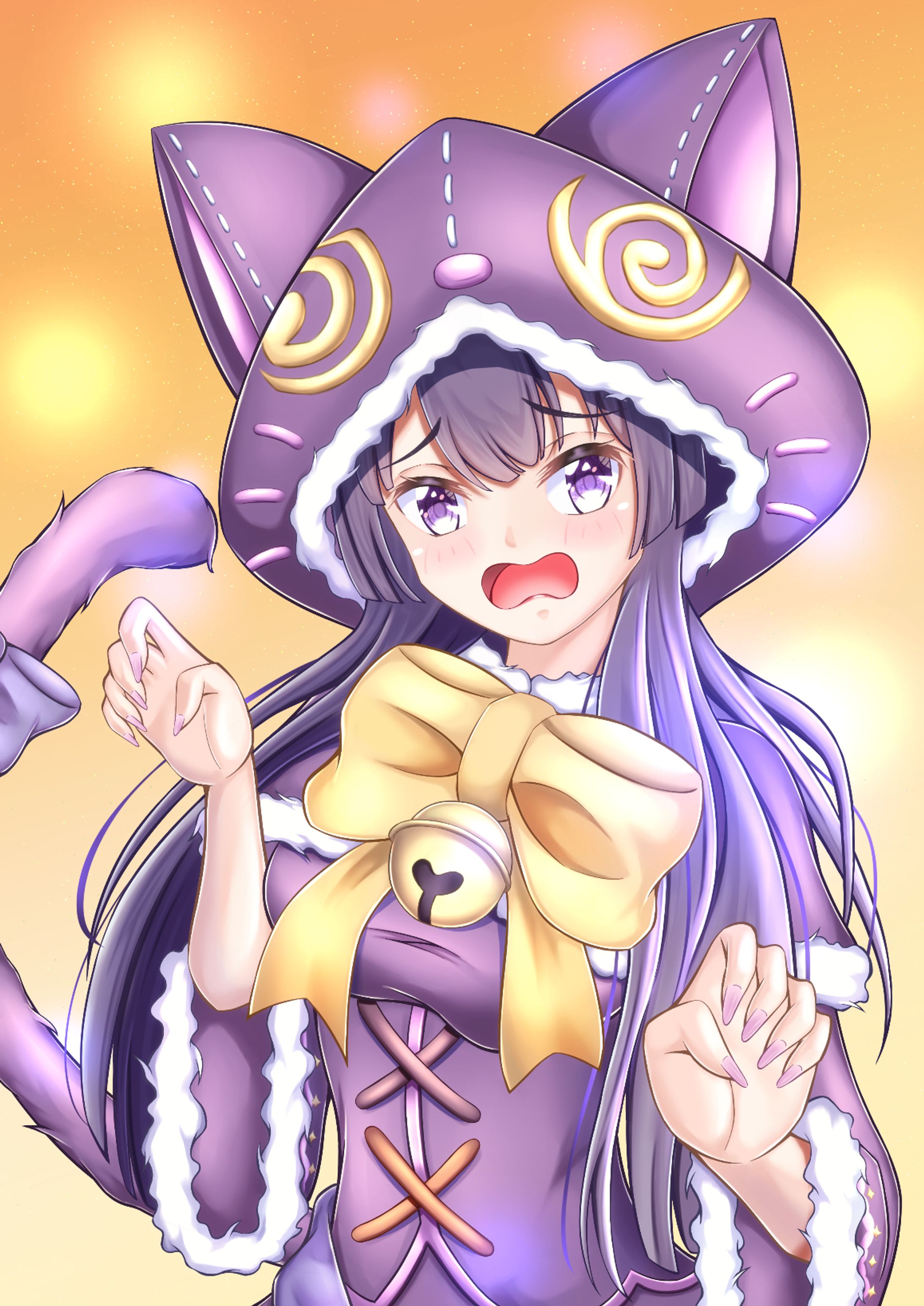 お菓子をくれないと、いたずらするにゃん-1
