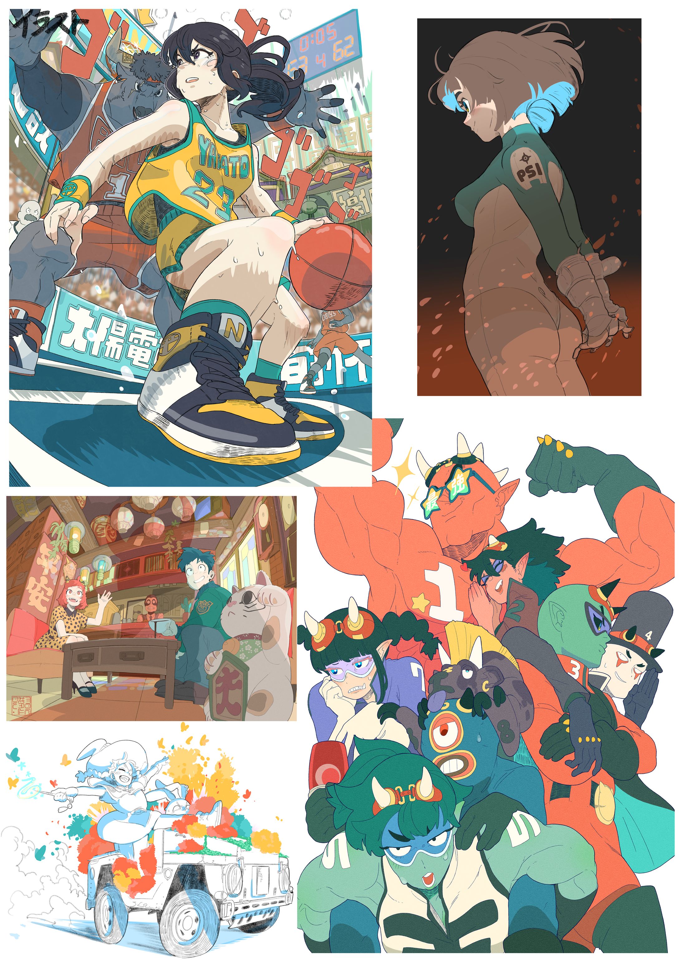 イラストポートフォリオ-1