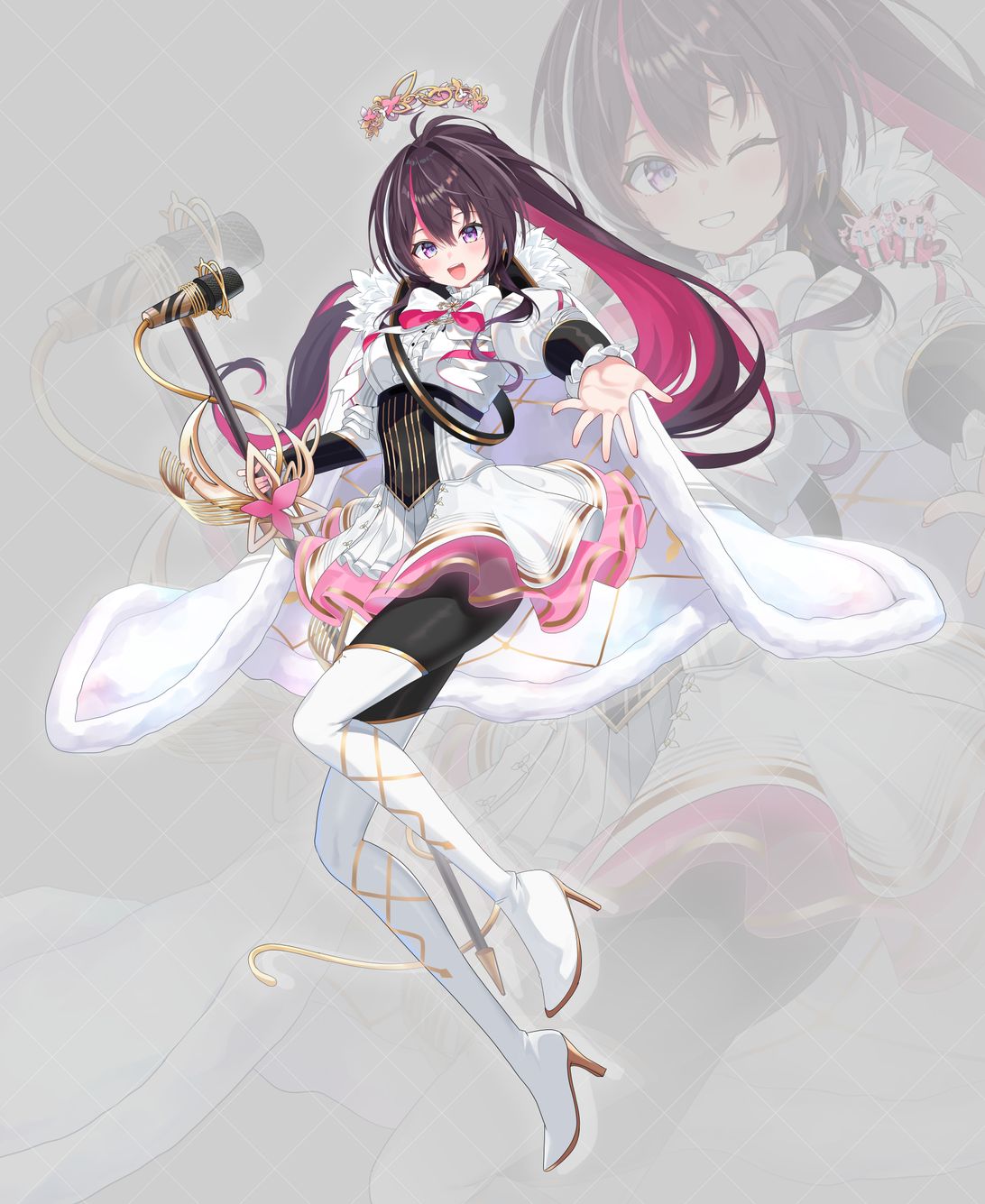 AZKiさんのソロライブ記念フラスタのイラスト