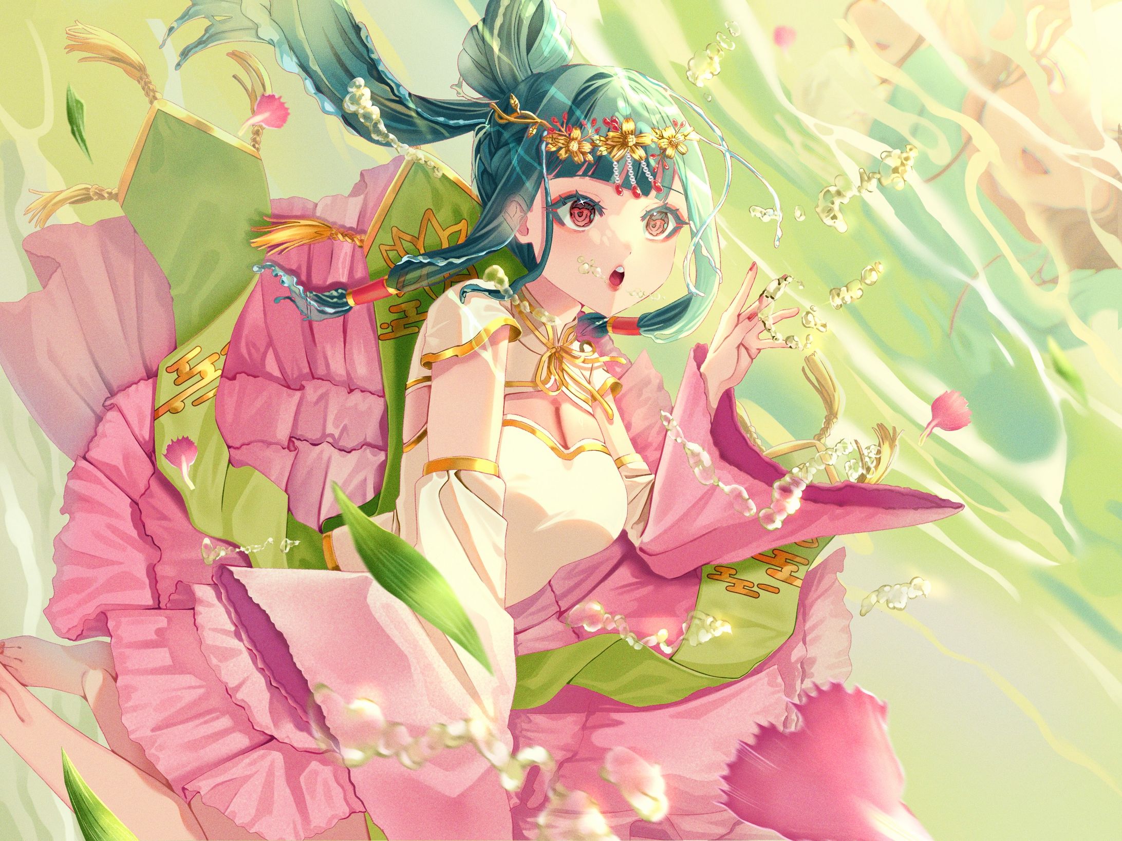 【一枚イラスト】ワクワクティータイム-1