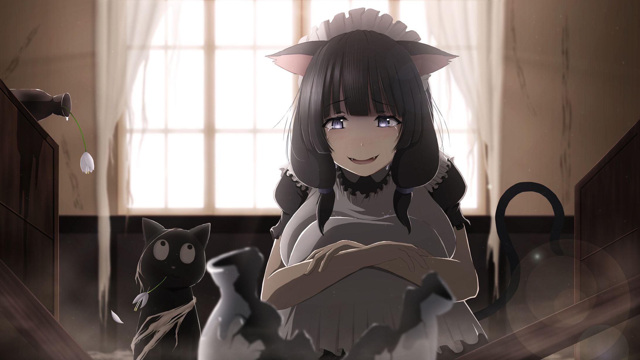 猫メイドと猫-1