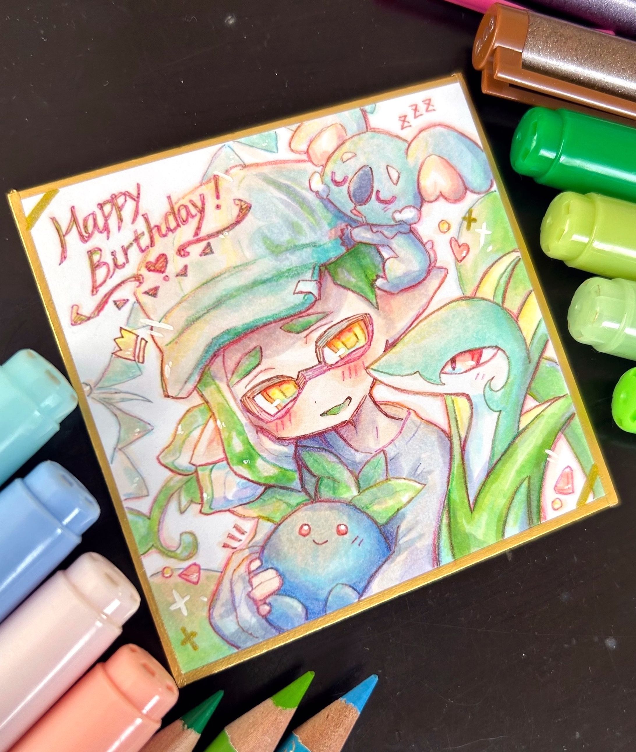 お誕生日色紙✨-1