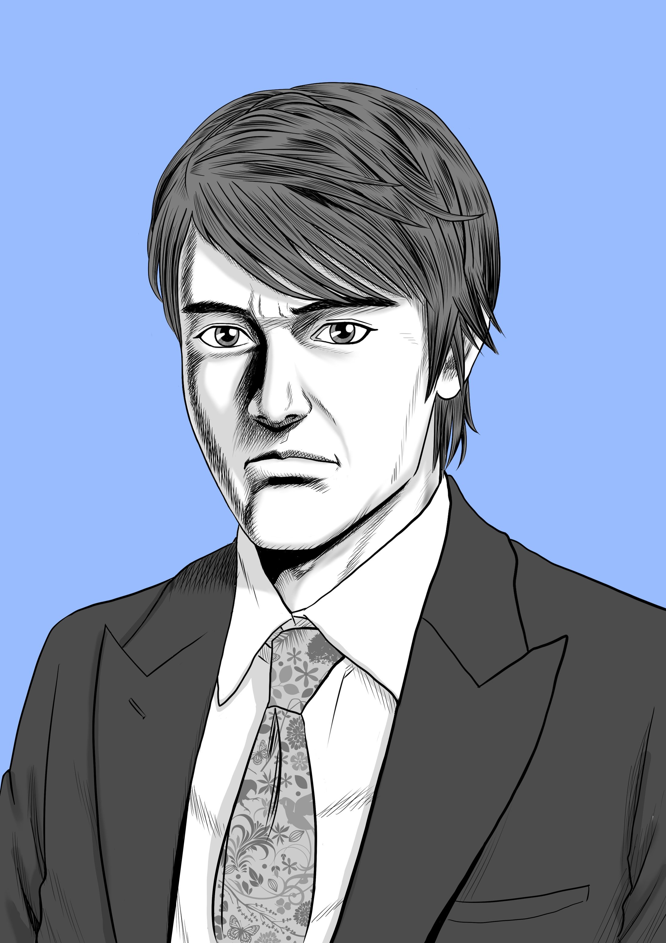 劇画調ビジネスマン-1