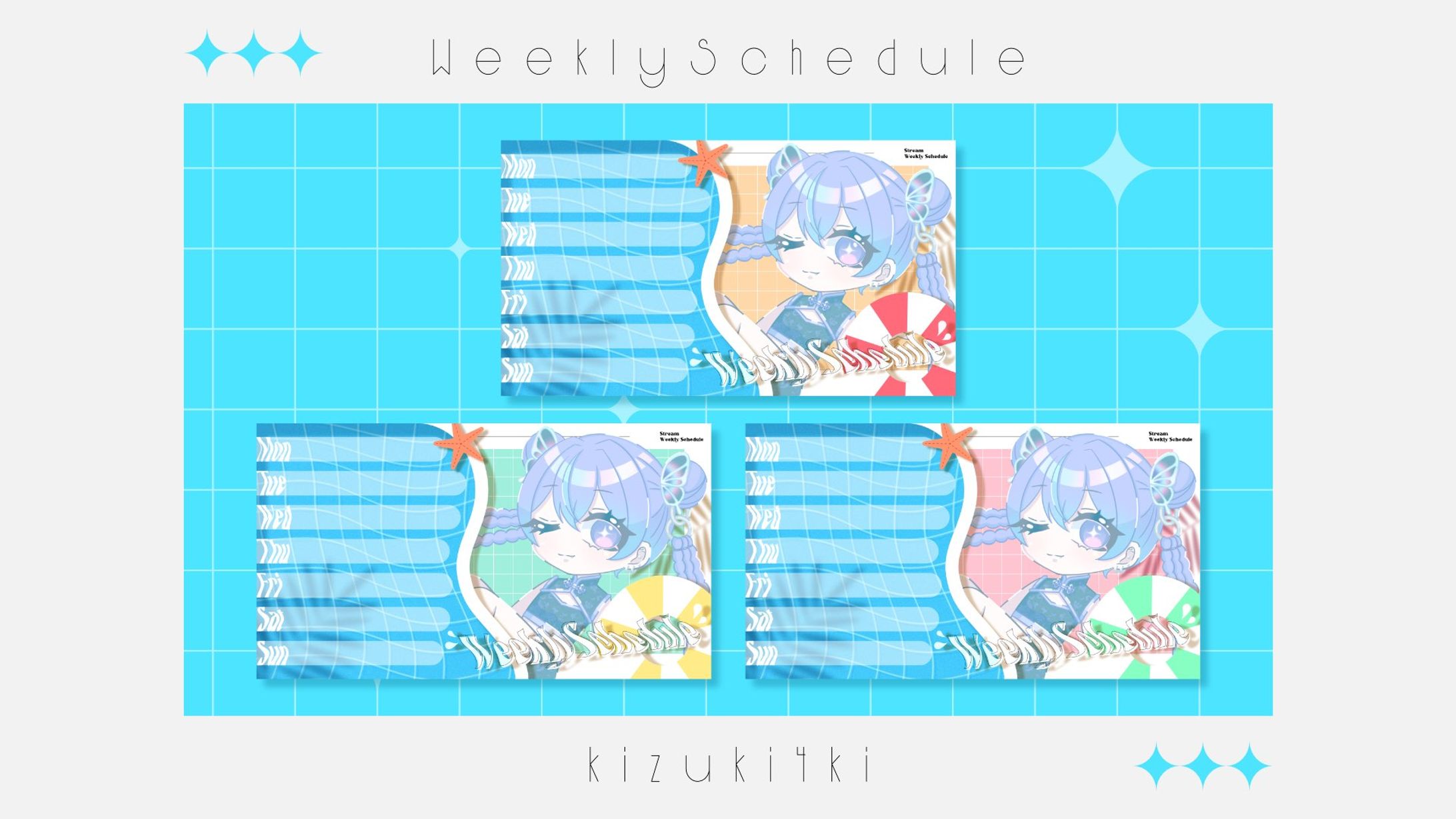 週間スケジュール素材￤Stream Assets-1