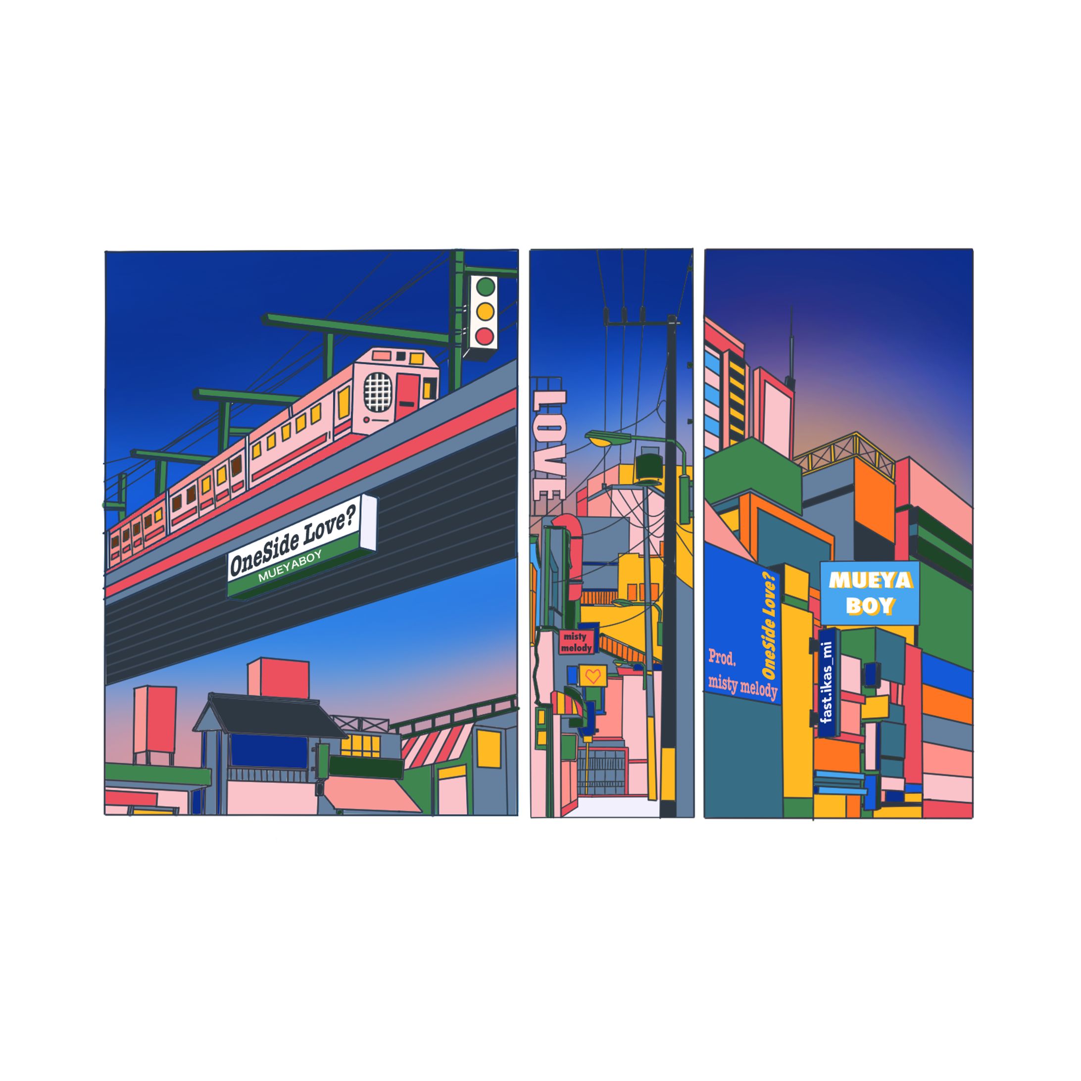 【CDジャケット】オリジナルイラスト-1