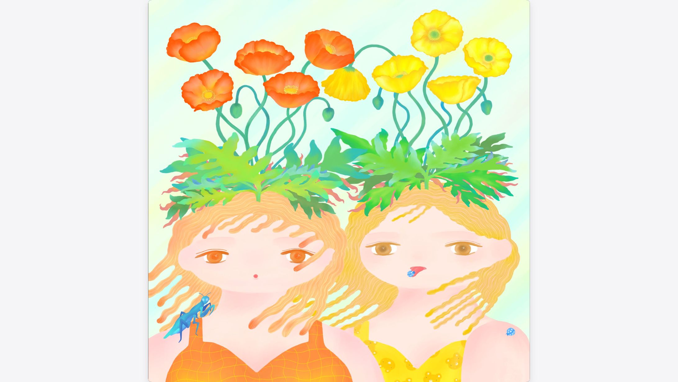 春とポピー-1