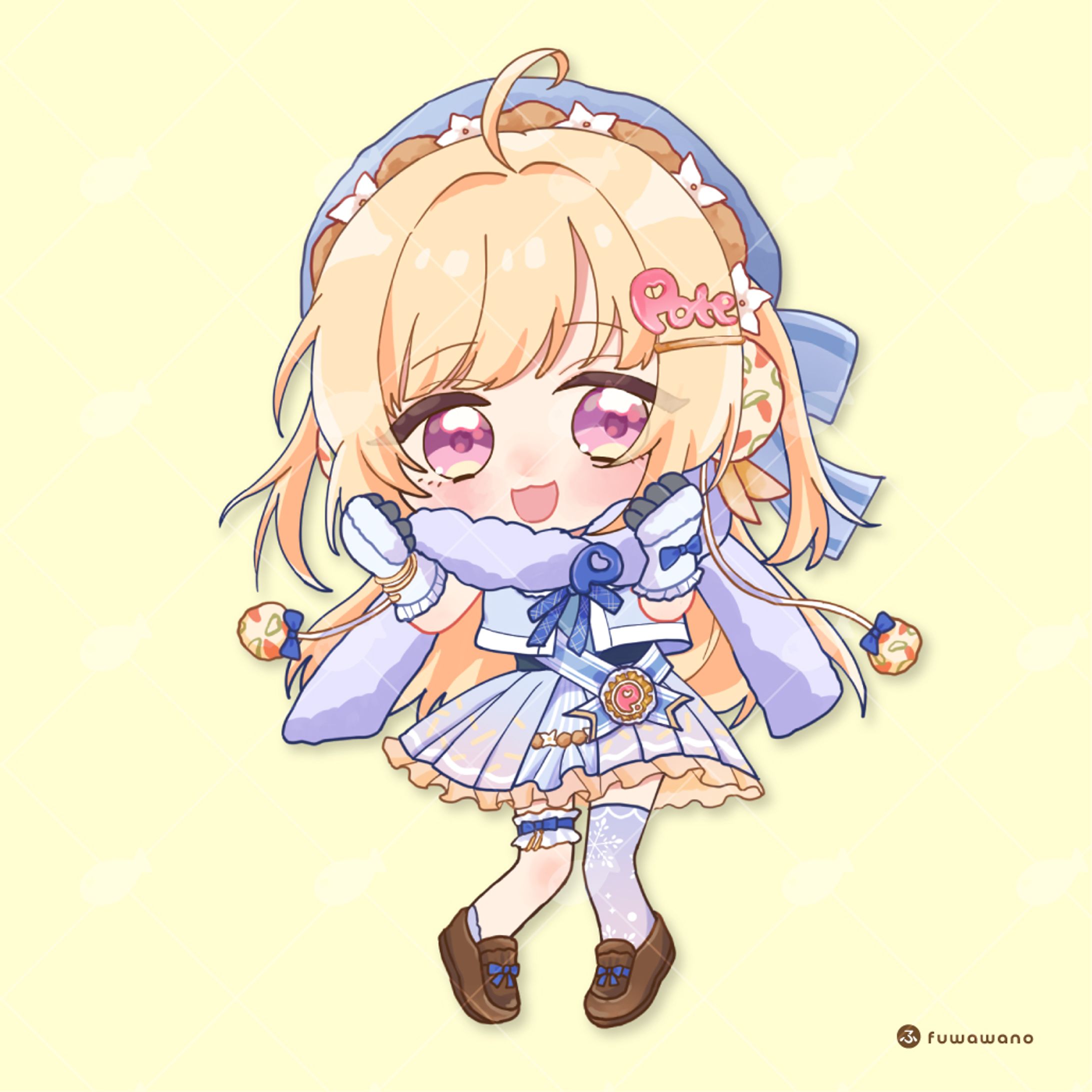 ぶいじだい所属 いもいぽて様 / SDイラスト-1