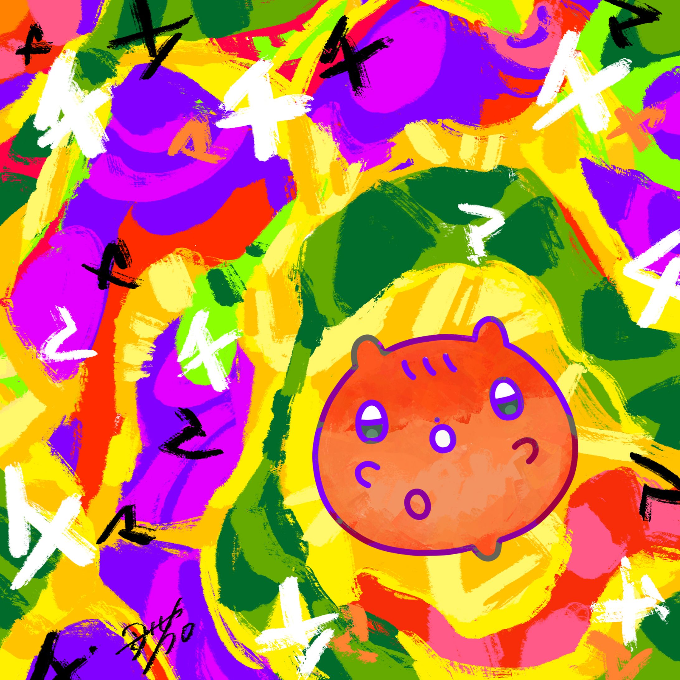 【お仕事】ﾊﾑｽﾀｰのきなこ様　ジャケット・グッズイラスト-1