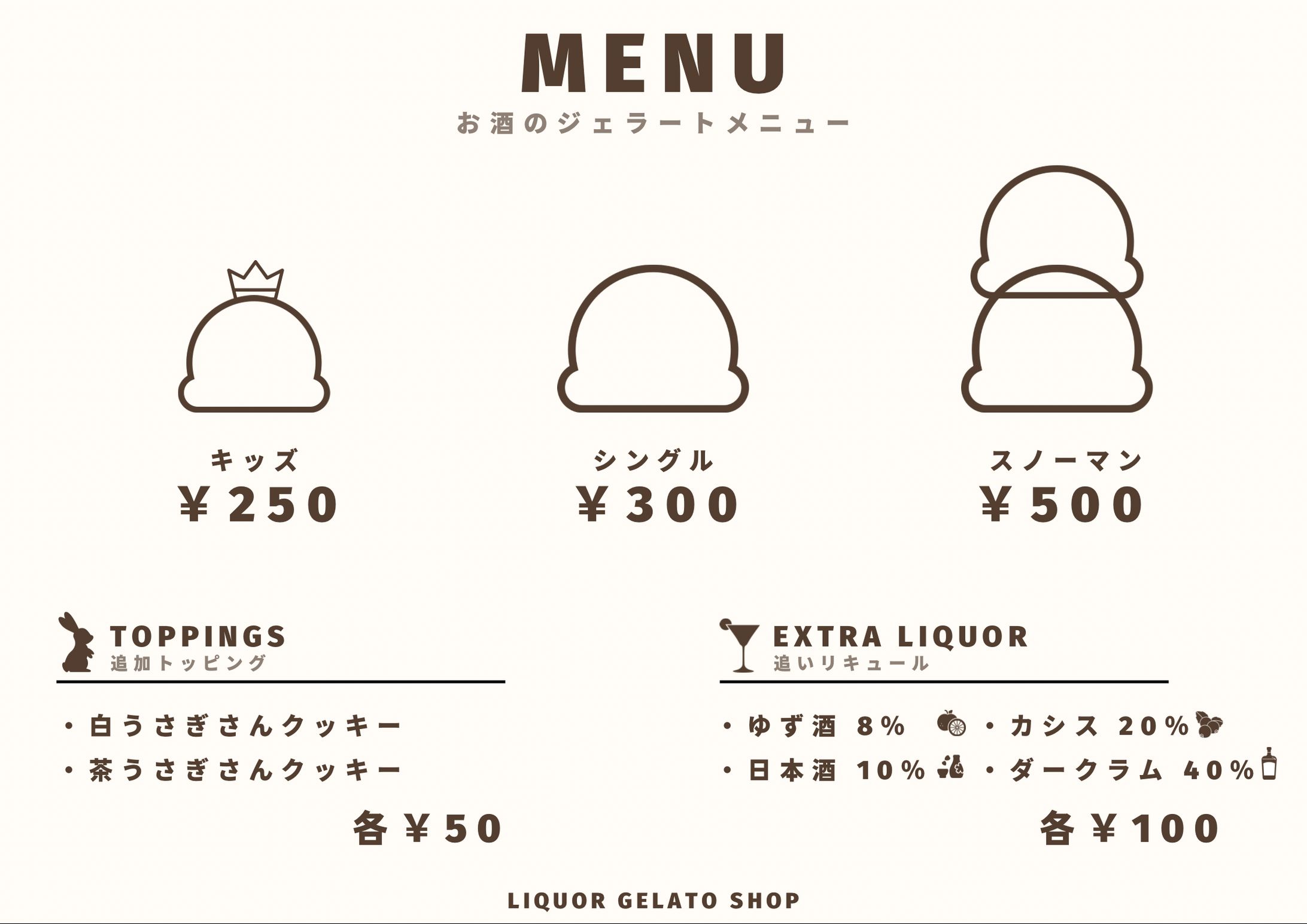 GELATO MENU ｜キッチンカー-1