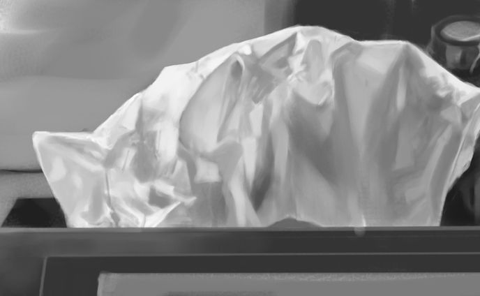 ライティング、人物イラスト