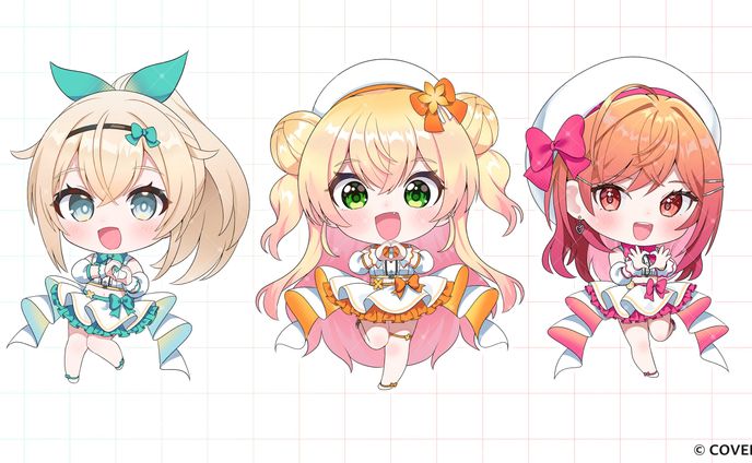 ホロライブ アタシポンコツアンドロイド/ さくらみこ×ロボ子さん feat.桃鈴ねね・風真いろは・一条莉々華 (cover) のMV SDイラスト