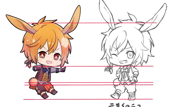 IPイラスト絵柄寄せ