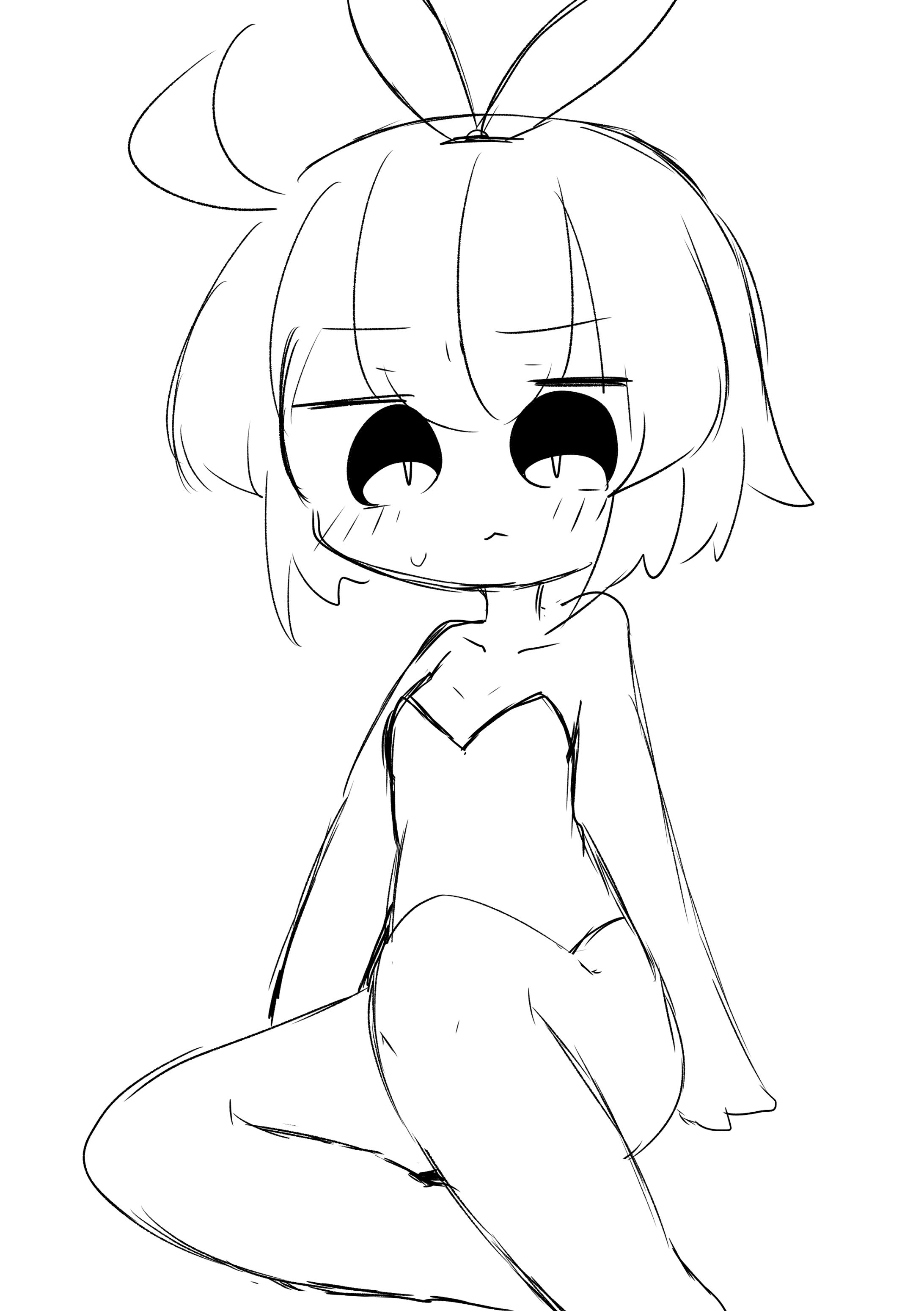 何も生み出さない落書きたち。色ナシ-1