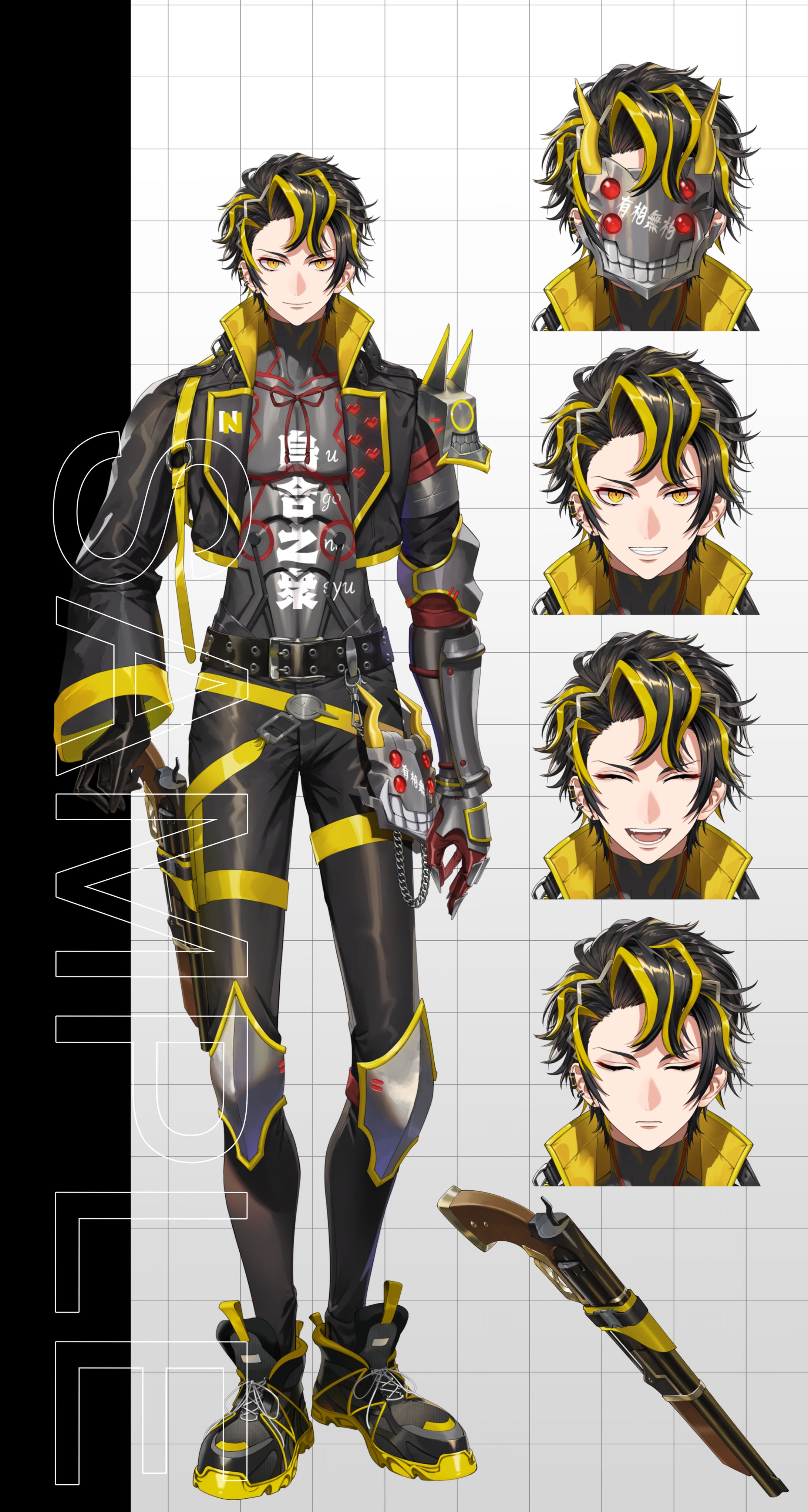 Vtuber 成影様 Live2D用イラスト制作-1