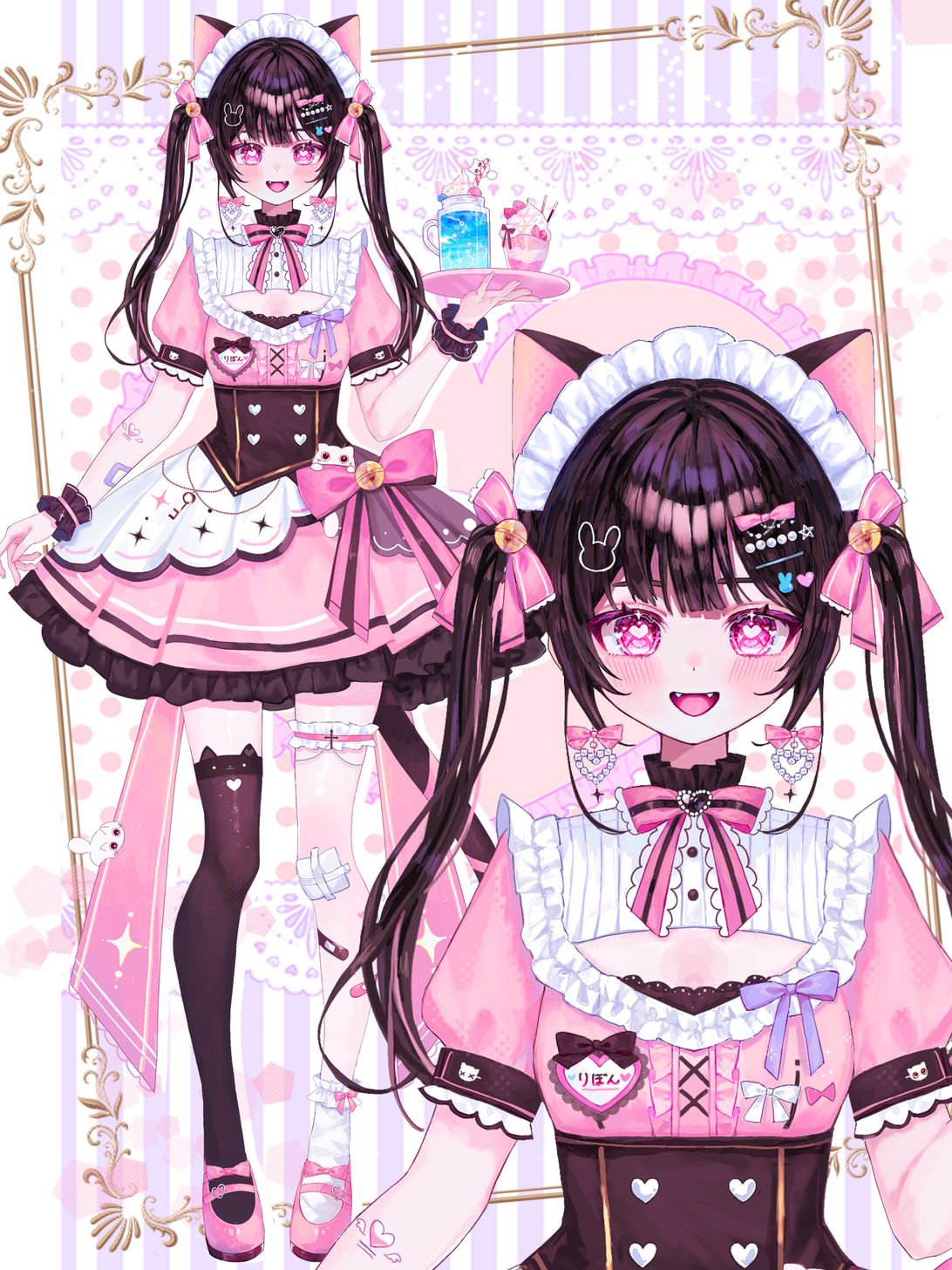 雲母さん専用　オニトヨ•イラスト原画 お天気屋/Otenkiya | にじさんじ所属 海妹四葉さんの初歌って