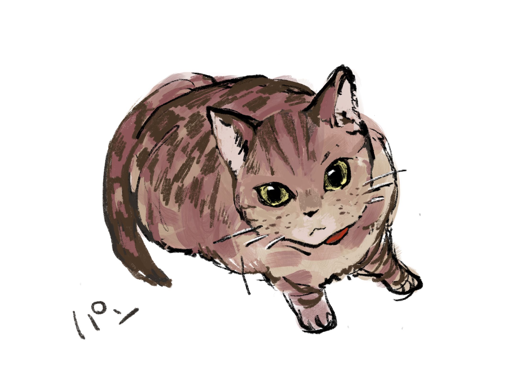 イラスト/猫、犬-1