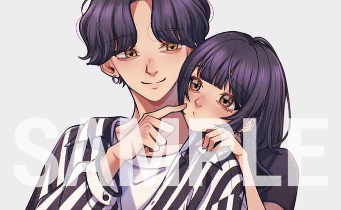 イラスト作品、ペア画