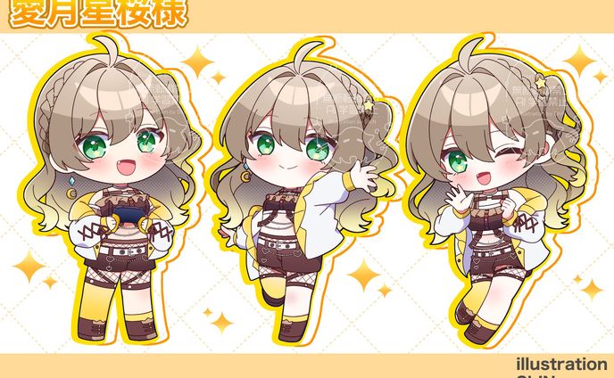 個人Vtuber様ご依頼ミニキャラ