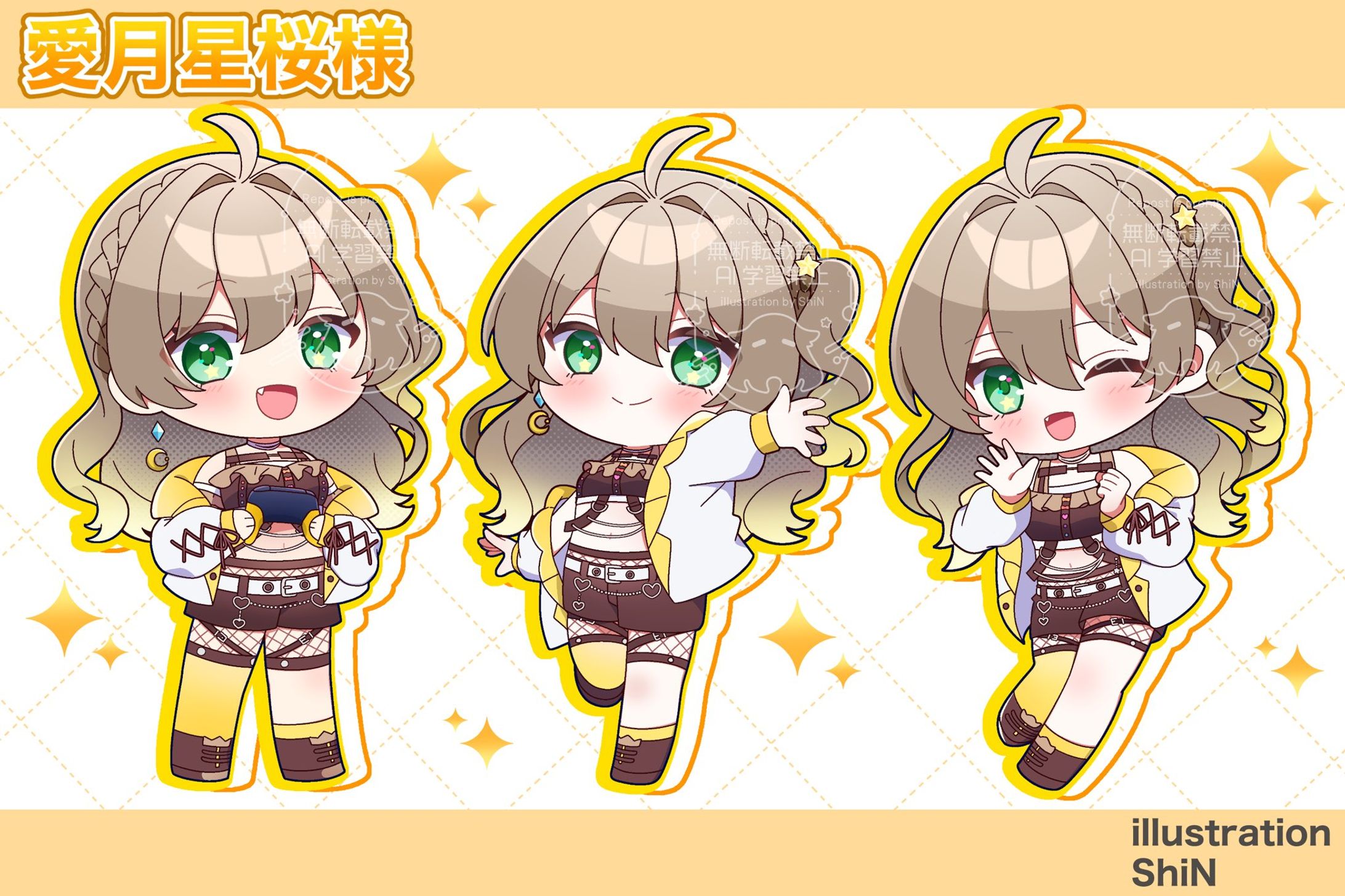 個人Vtuber様ご依頼ミニキャラ-1