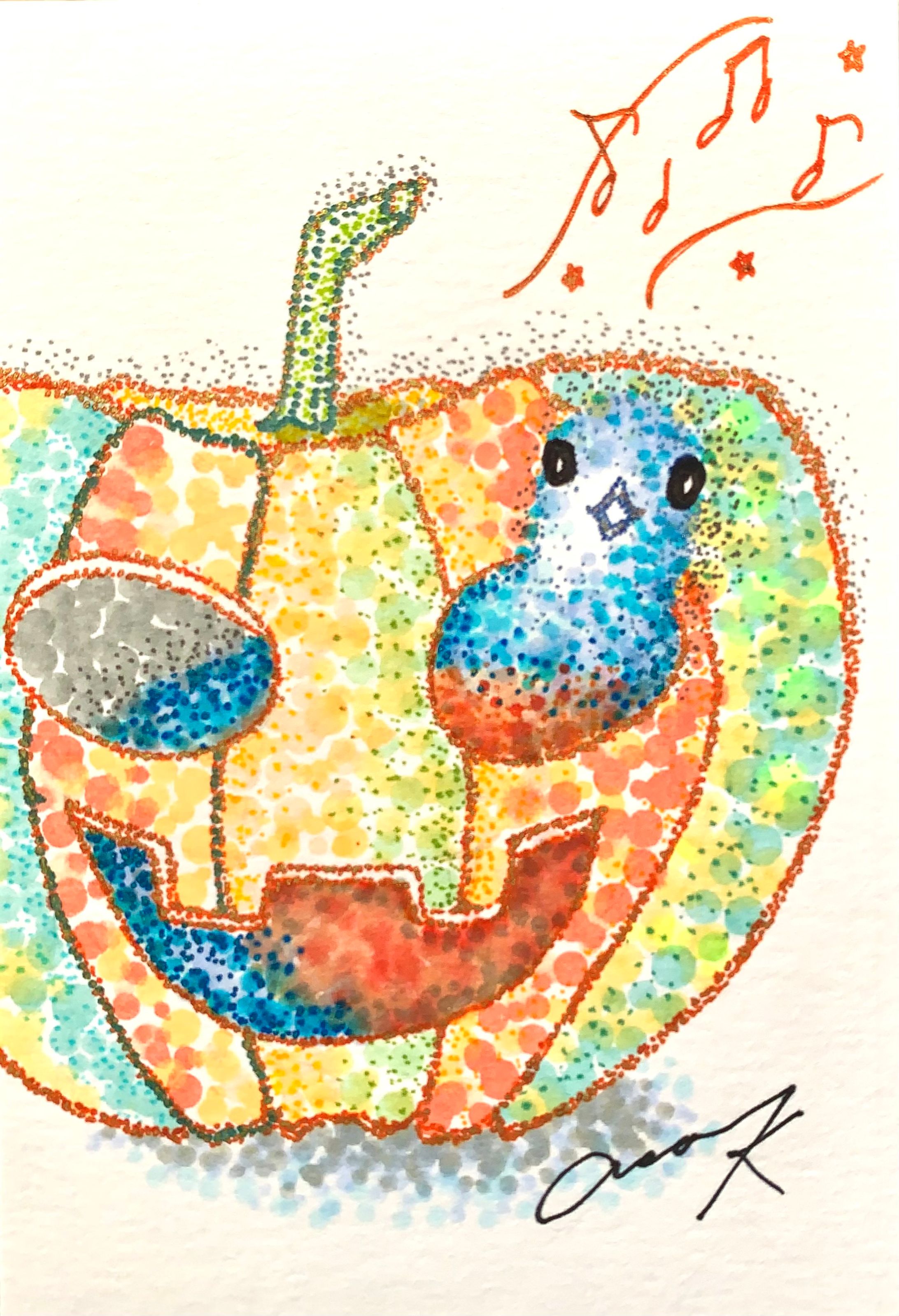 Singing from Jack-o'-lantern-1