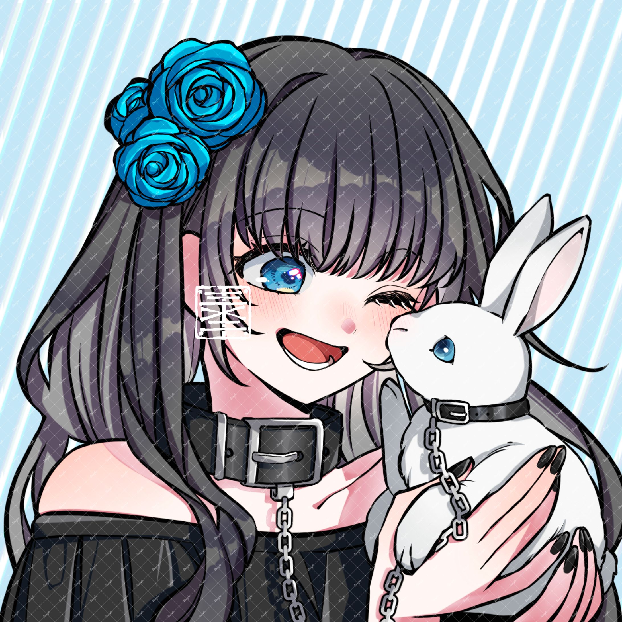 【work】覗き魔ちゃん様【アイコンイラスト】-1