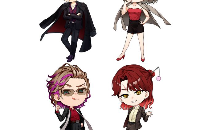 TRPG用キャラクター　SDイラスト