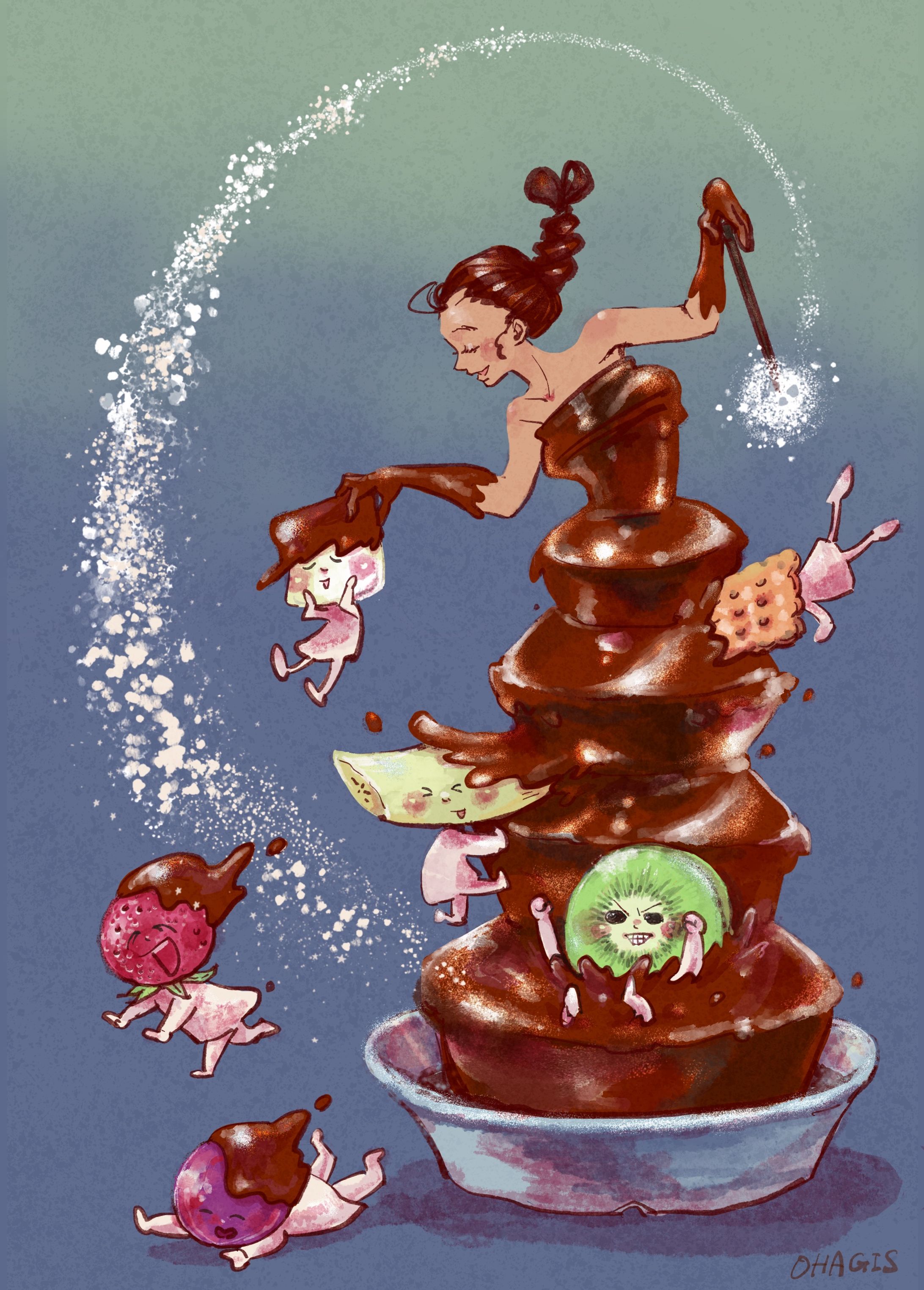チョコフォンデュさんの魔法-1