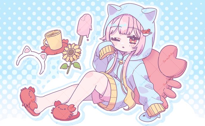 夢通ぐう様 歌ってみた動画イラスト