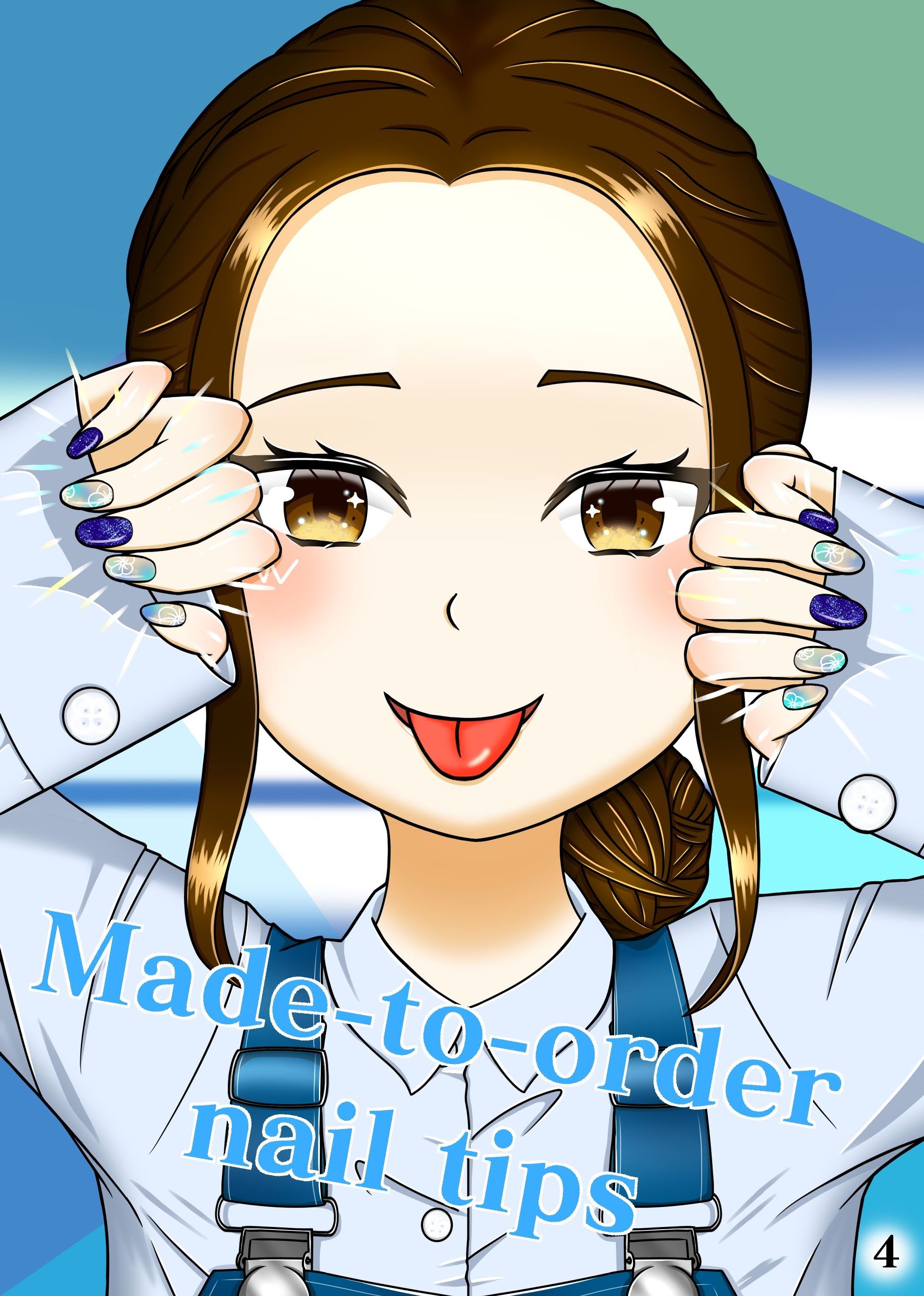 【OC】ネイルチップPRモデル-1