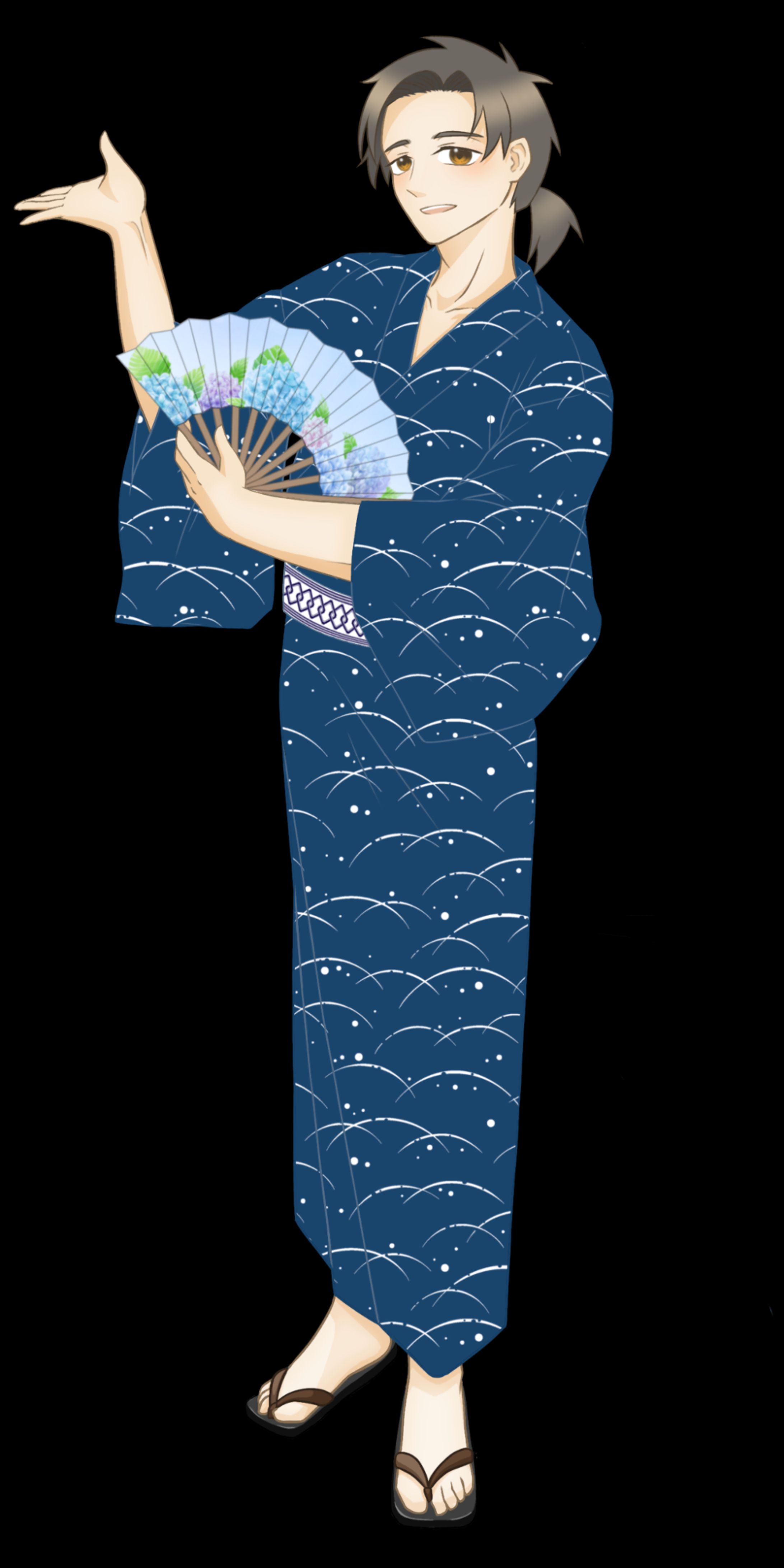 蒼雅琉玖守(旧：蒼月琉奇) 立ち絵-1