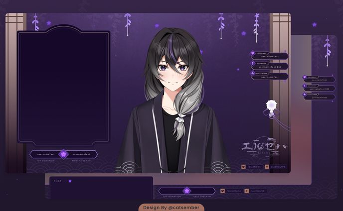 VTuber Overlays Design