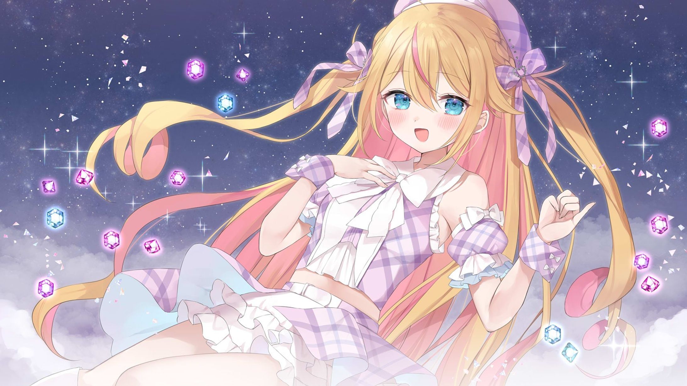 千鳥ひな様　歌ってみた動画イラスト-1