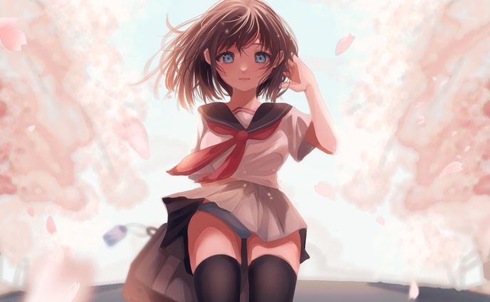 学生、iriam用立ち絵