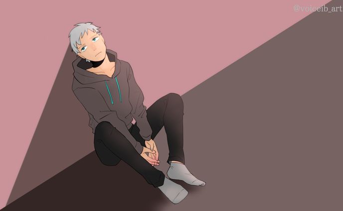オリジナル作品「無題無言男子：１」