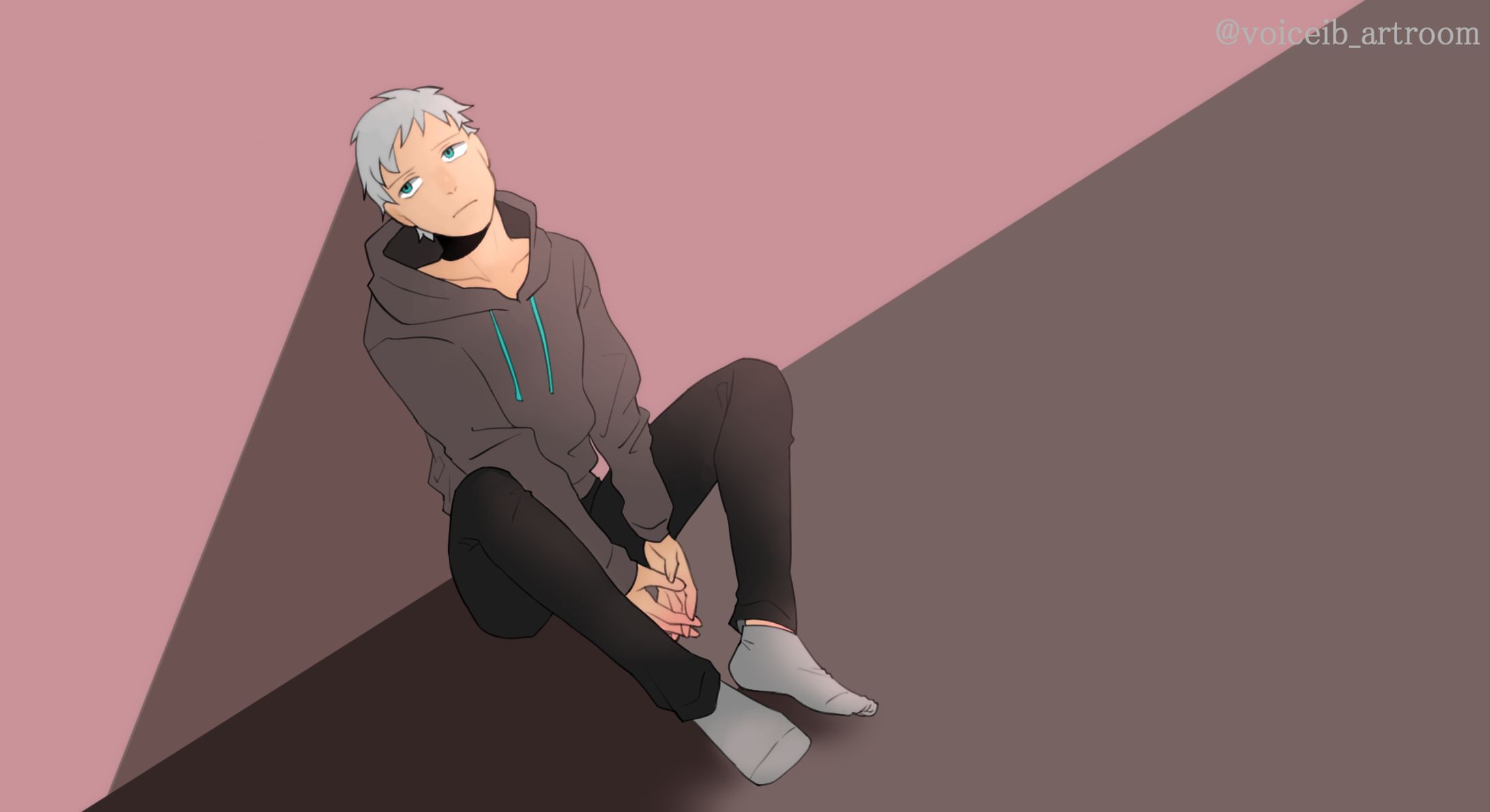 オリジナル作品「無題無言男子：１」-1