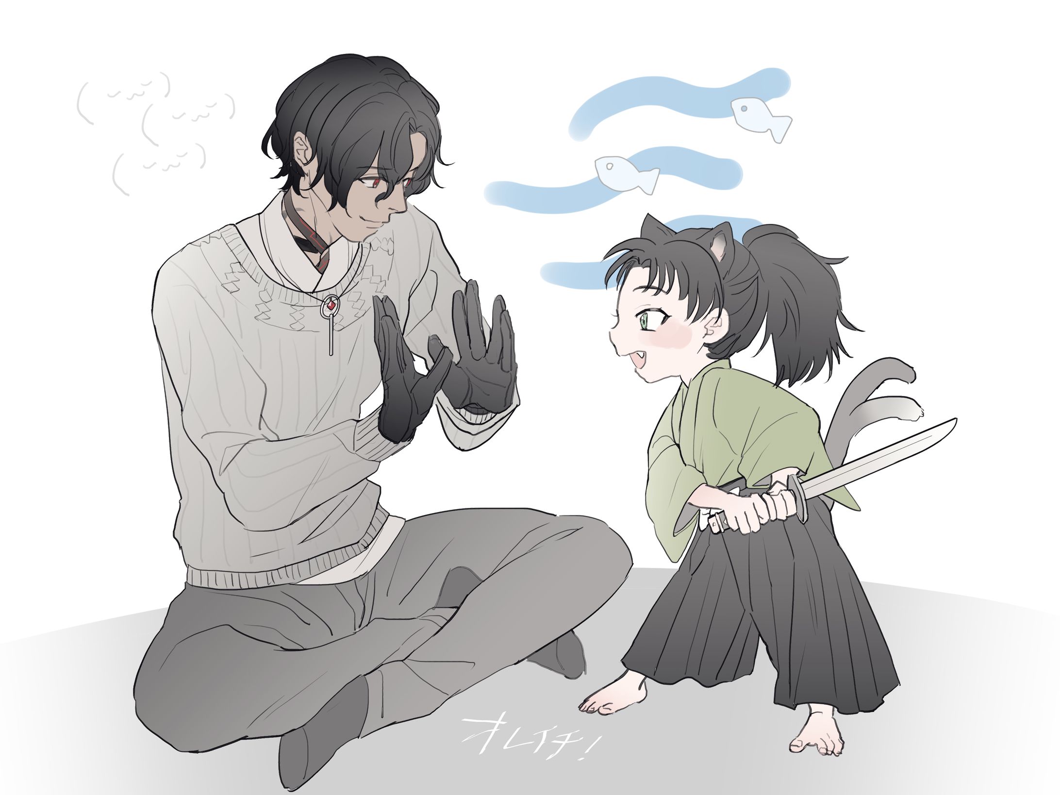 【オレイチ歌枠リレー】ファンアート-1