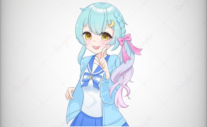 天水あおい様ご依頼イラスト