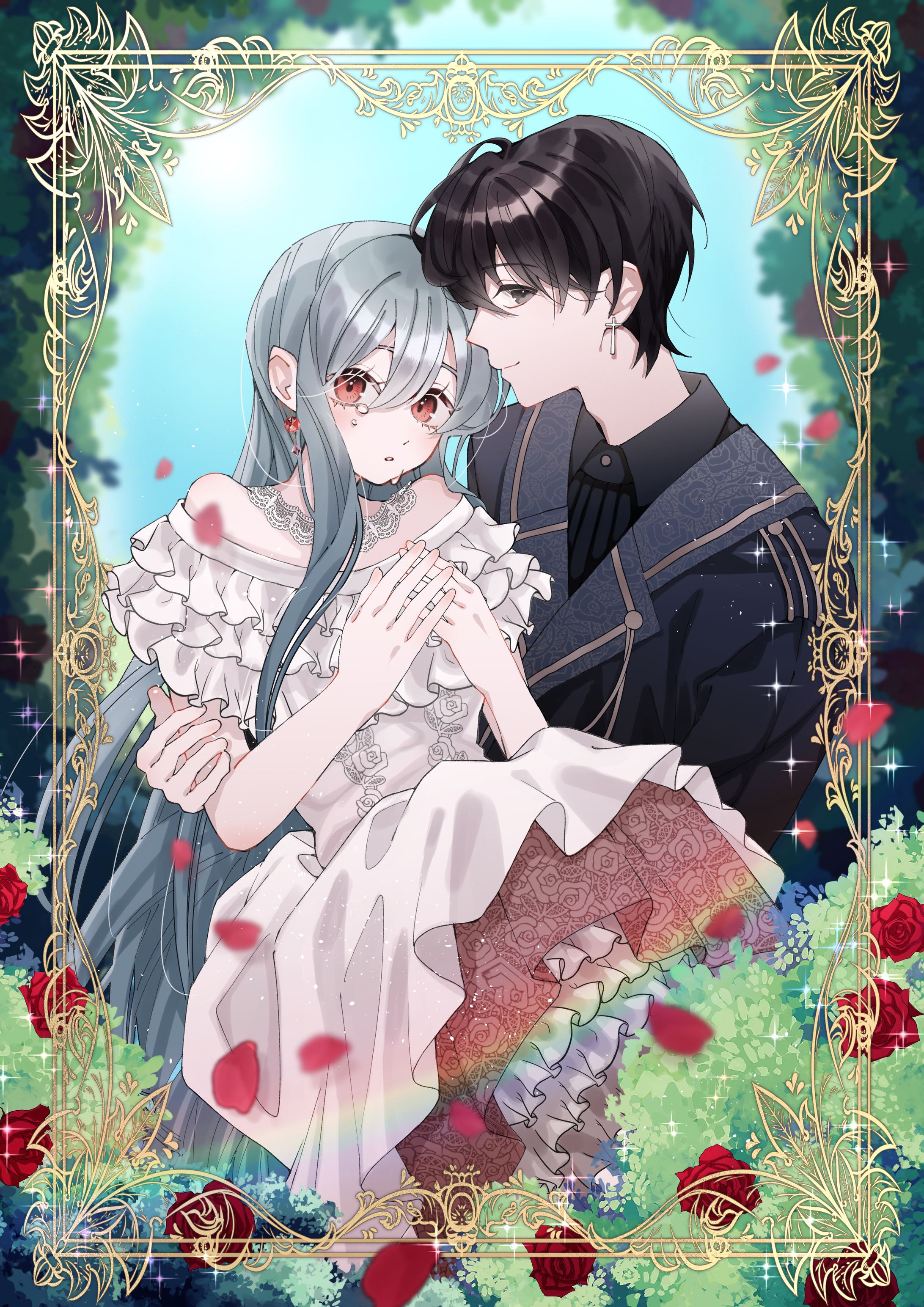 Web漫画表紙風イラスト-1