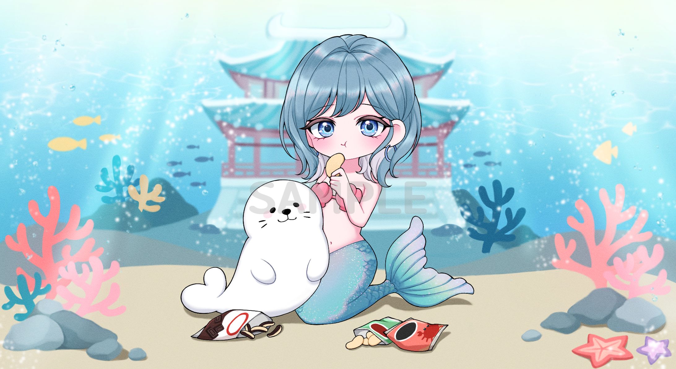 [Vtuber] SOOP 해레느님 방송 배경화면 1-1