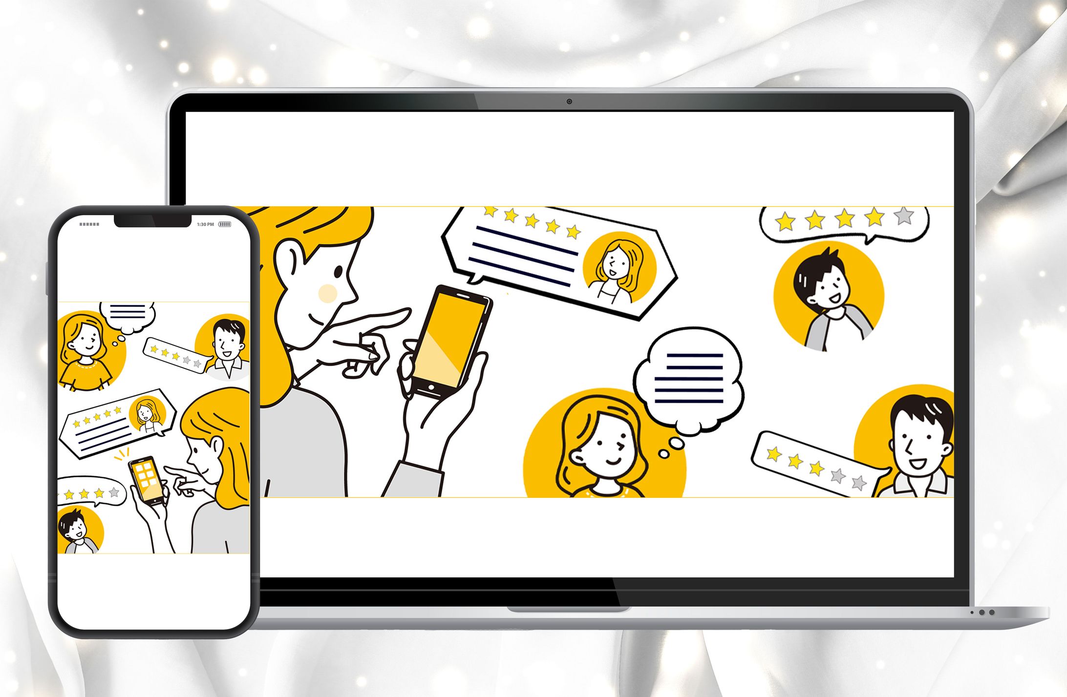 ▪️みんログ葬儀社様▪️HPヘッダー / 口コミサイト_2024.12-1